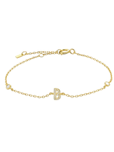 Load image into Gallery viewer, A To F Zircon 925 Sterling Silver Bracelet