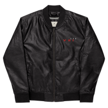 Load image into Gallery viewer, LTA V.II.I Leather Bomber Jacket