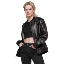 Load image into Gallery viewer, LTA V.II.I Leather Bomber Jacket