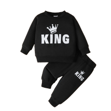 Load image into Gallery viewer, Baby King Tee and Pants Set
