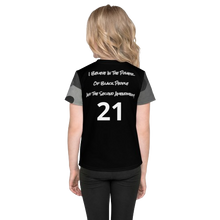 Load image into Gallery viewer, LTAD Black Power (Kidspiration) SA Kids crew neck t-shirt

