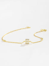 Load image into Gallery viewer, A To F Zircon 925 Sterling Silver Bracelet
