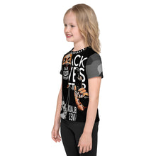 Load image into Gallery viewer, LTAD Black Power (Kidspiration) SA Kids crew neck t-shirt - LTA521 (5ive Twenty One Clothing LLC)
