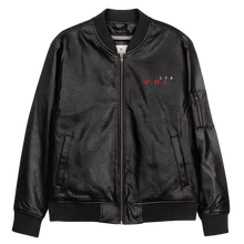 Load image into Gallery viewer, LTA V.II.I Leather Bomber Jacket
